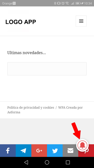 app android ios notificacion cerrajeros
