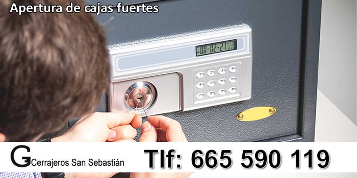 apertura cajas fuertes cerrajeros san sebastian