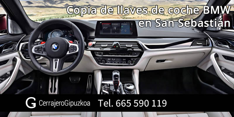 Copias de llaves de coche BMW por cerrajeros profesionales en San Sebastián Copias de llaves de coche BMW en San Sebastián