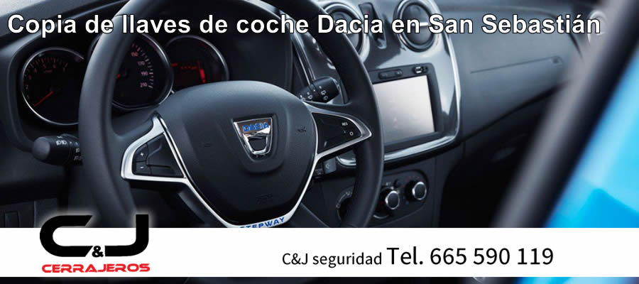 copia llaves coche dacia cerrajeros en san sebastian