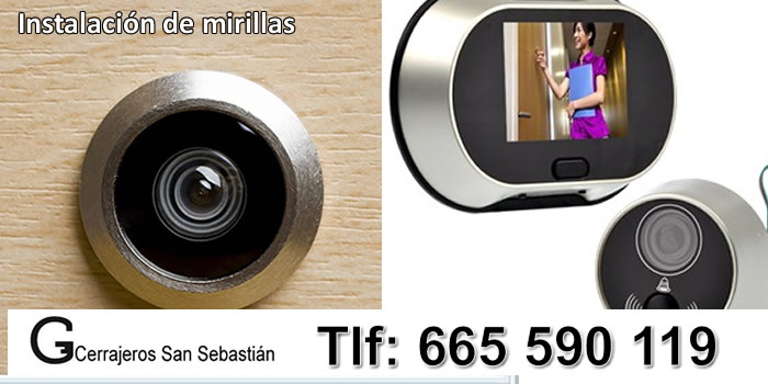 instalacion mirillas cerrajeros san sebastian