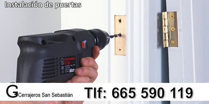 instalacion puertas cerrajeros san sebastian