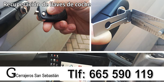recuperacion llaves de coche autocerrajeros san sebastian