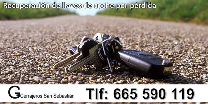 recuperacion llaves de coche por perdida autocerrajeros san sebastian