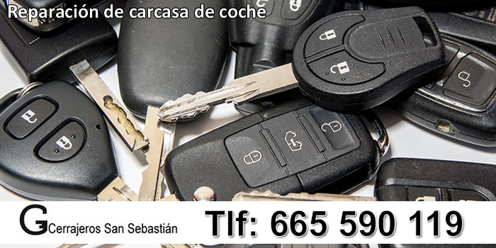reparacion carcasa llaves de coche autocerrajeros san sebastian