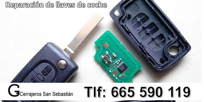 reparacion llaves de coche autocerrajeros san sebastian