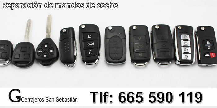 reparacion mandos de coche autocerrajeros san sebastian